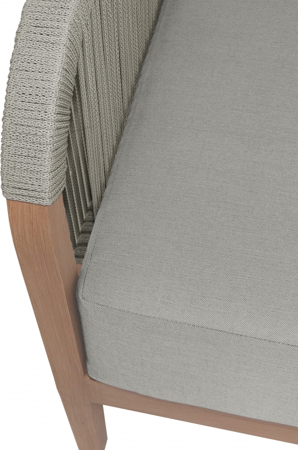 Maui 68" Water Resistant Fabric Upholstered Outdoor Patio Loveseat
