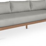 Maui 88" Water Resistant Fabric Upholstered Outdoor Patio Sofa