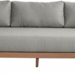 Maui 88" Water Resistant Fabric Upholstered Outdoor Patio Sofa