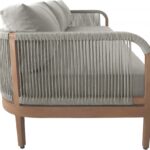 Maui 88" Water Resistant Fabric Upholstered Outdoor Patio Sofa