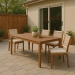 Maui 108" Aluminum Outdoor Patio Dining Table