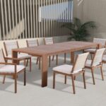 Maui 108" Aluminum Outdoor Patio Dining Table