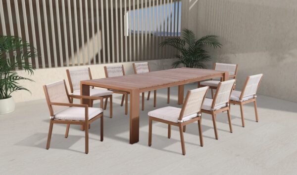 Maui 108" Aluminum Outdoor Patio Dining Table