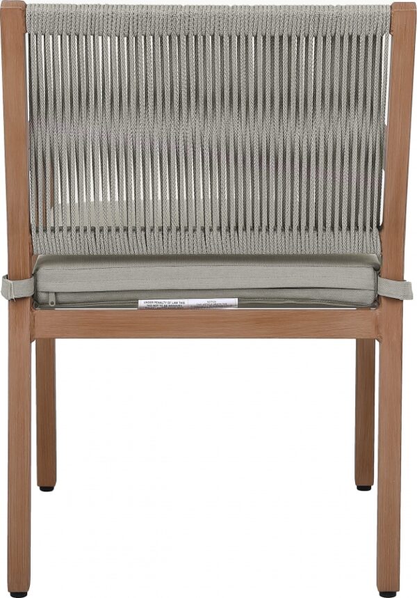 Maui Water Resistant Fabric Upholstered Outdoor Patio Dining Arm Chair