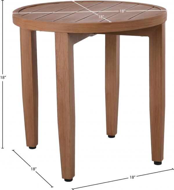 Maui Aluminum Outdoor Patio End Table