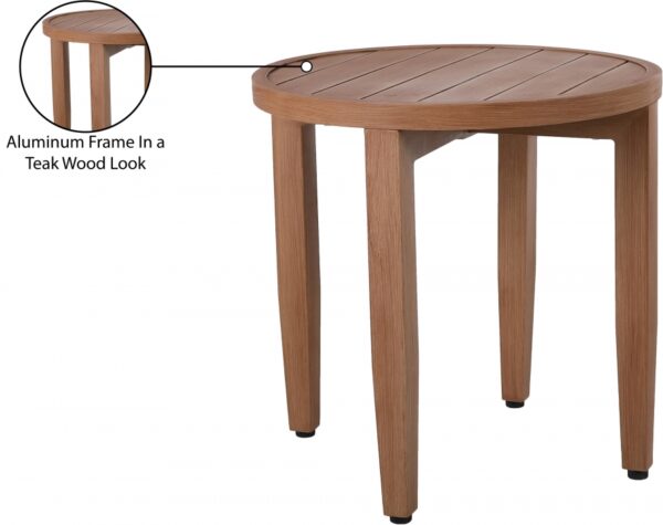 Maui Aluminum Outdoor Patio End Table