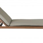 Maui Water Resistant Fabric Upholstered Outdoor Patio Lounger