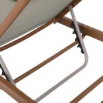 Maui Water Resistant Fabric Upholstered Outdoor Patio Lounger