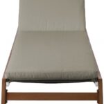 Maui Water Resistant Fabric Upholstered Outdoor Patio Lounger
