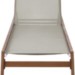 Maui Water Resistant Fabric Upholstered Outdoor Patio Lounger