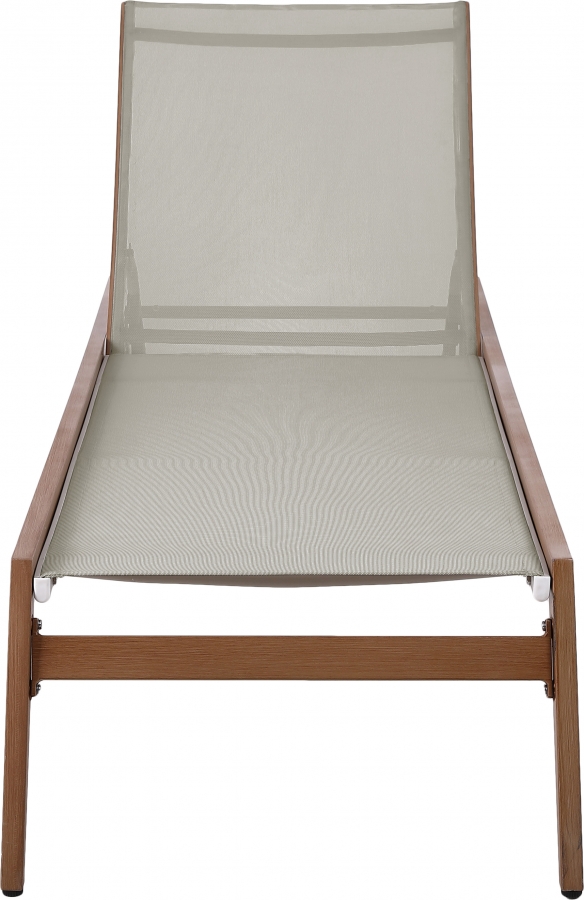 Maui Water Resistant Fabric Upholstered Outdoor Patio Lounger