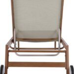 Maui Water Resistant Fabric Upholstered Outdoor Patio Lounger