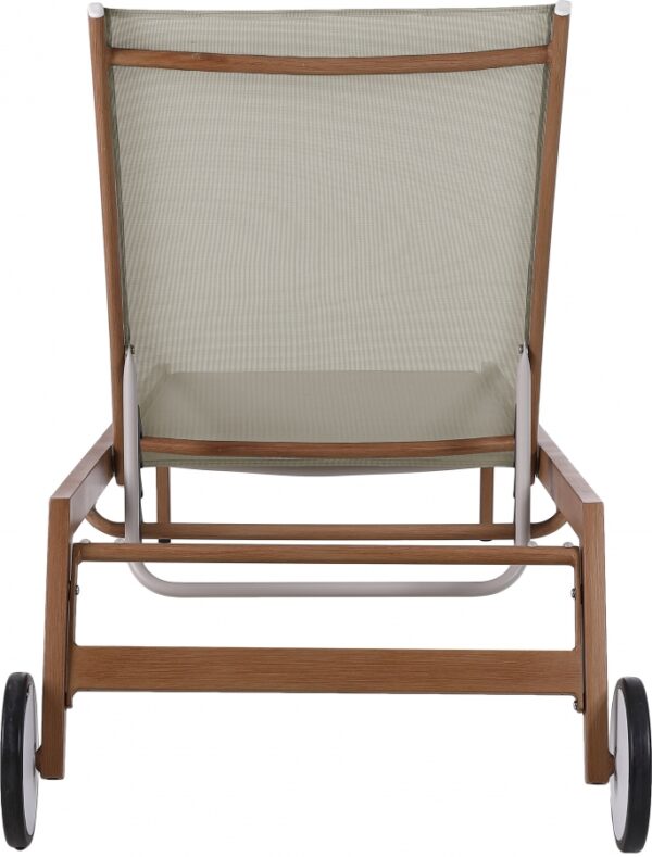 Maui Water Resistant Fabric Upholstered Outdoor Patio Lounger