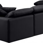 Indulge 105" Vegan Leather Upholstered 4pc. Modular Sectional