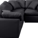Indulge 105" Vegan Leather Upholstered 4pc. Modular Sectional