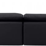 Indulge 140" Vegan Leather Upholstered 6pc. Modular Sectional