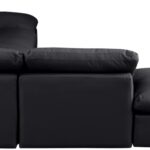 Indulge 140" Vegan Leather Upholstered 6pc. Modular Sectional