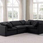 Indulge 105" Velvet Upholstered 4pc. Modular Sectional