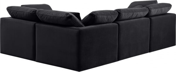 Indulge 105" Velvet Upholstered 4pc. Modular Sectional