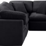 Indulge 105" Velvet Upholstered 4pc. Modular Sectional
