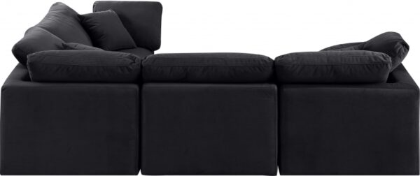 Indulge 105" Velvet Upholstered 4pc. Modular Sectional