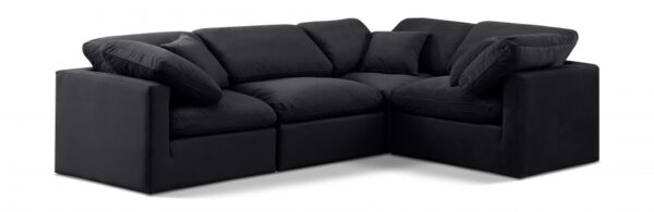 Indulge 105" Velvet Upholstered 4pc. Modular Sectional