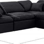 Indulge 105" Velvet Upholstered 4pc. Modular Sectional