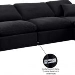 Indulge 140" Velvet Upholstered 6pc. Modular Sectional