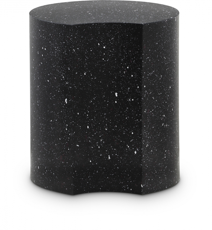 Dimple Terrazzo Pattern Iron End Table