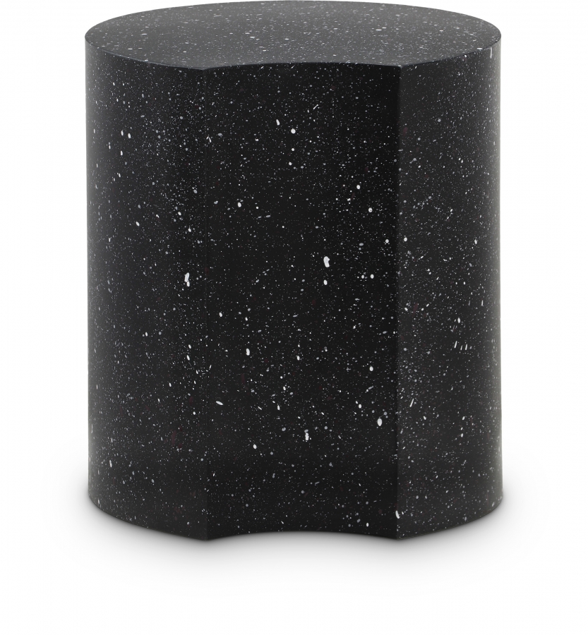Dimple Terrazzo Pattern Iron End Table