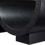 Beverwil Glass Top And Oak Veneer Base Coffee Table