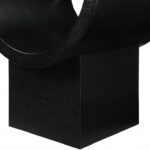 Beverwil Glass Top And Oak Veneer Base End / Side Table