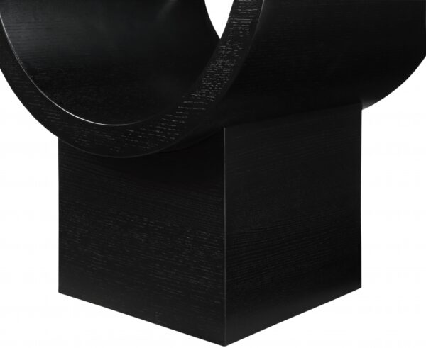 Beverwil Glass Top And Oak Veneer Base End / Side Table