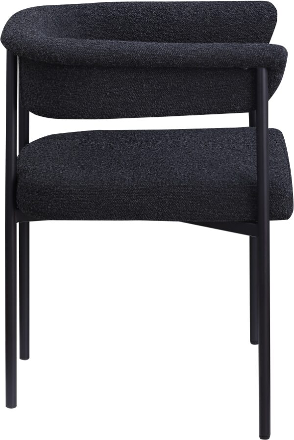 Malin Boucle Fabric Upholstered Dining Chair