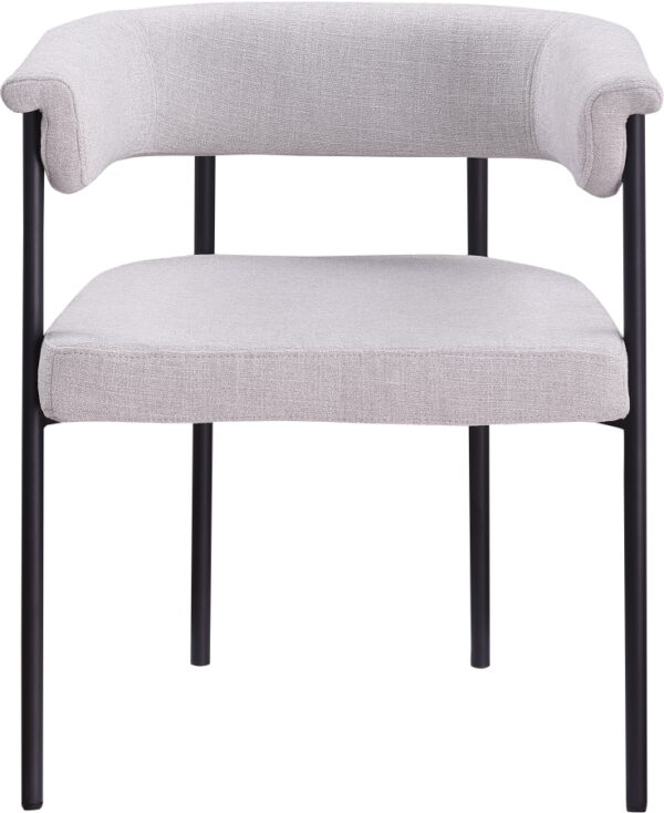 Malin Linen Textured Fabric Upholstered Dining Chair