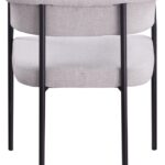 Malin Linen Textured Fabric Upholstered Dining Chair