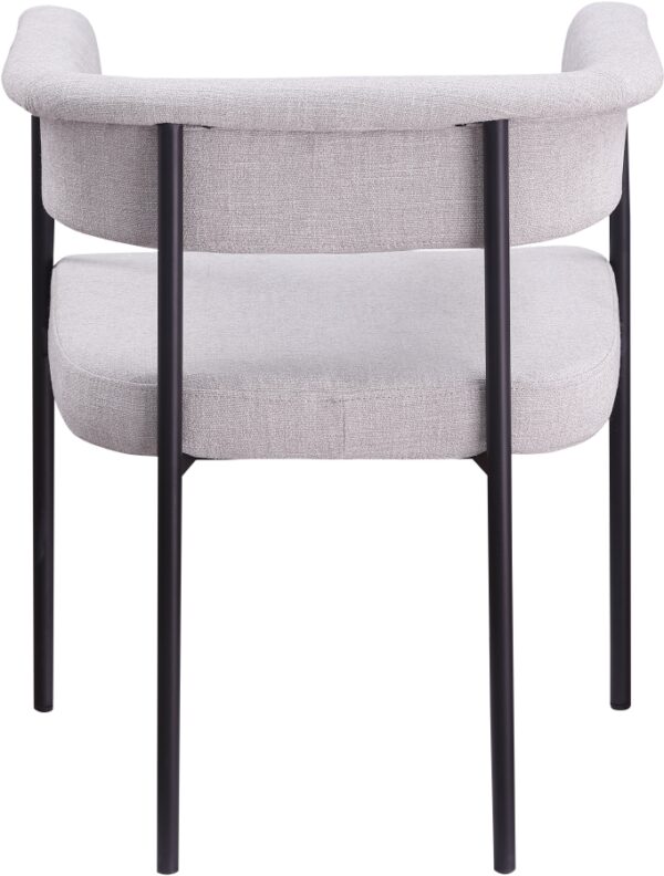 Malin Linen Textured Fabric Upholstered Dining Chair