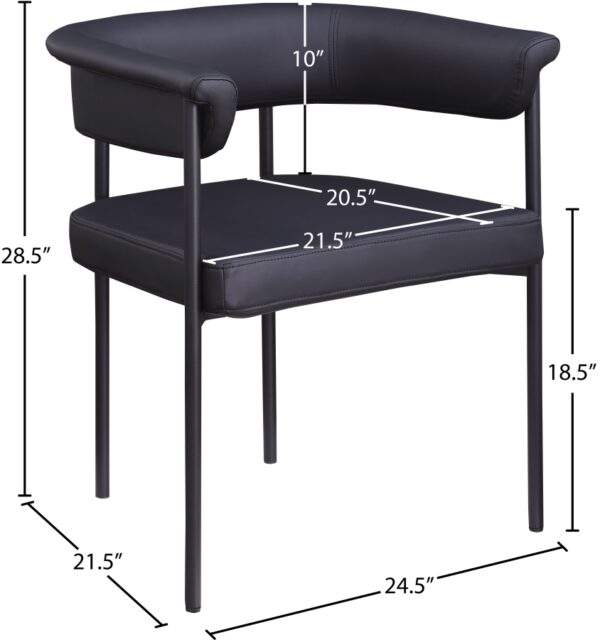 Malin Vegan Leather Upholstered Dining Chair
