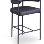 Malin Vegan Leather Upholstered Counter Stool
