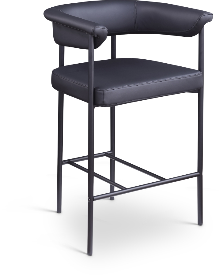 Malin Vegan Leather Upholstered Counter Stool