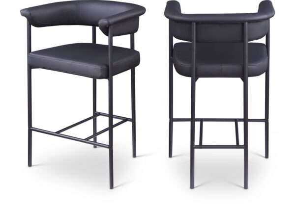 Malin Vegan Leather Upholstered Counter Stool