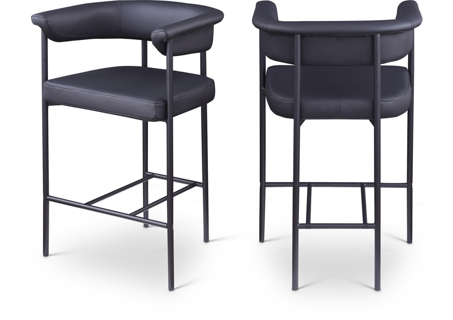 Malin Vegan Leather Upholstered Counter Stool