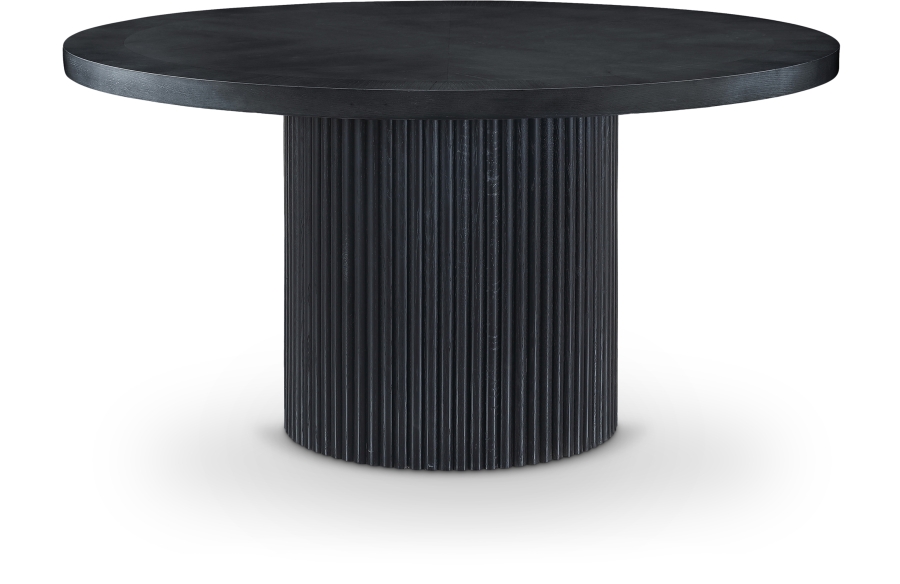 Belinda 59" Beech Wood And Oak Veneer Dining Table