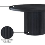 Belinda 59" Beech Wood And Oak Veneer Dining Table