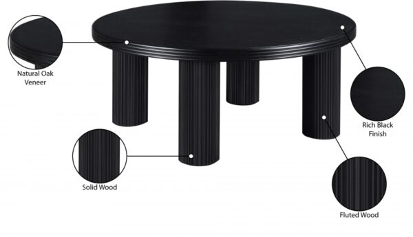 Hayden Solid Wood And Oak Veneer Coffee Table