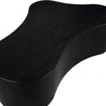 Zaire Solid Wood And Burl Veneer Coffee Table