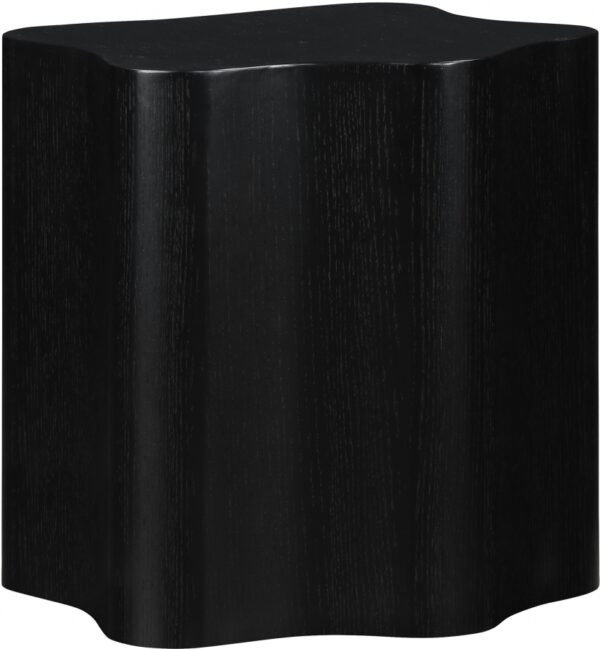 Zaire Solid Wood And Burl Veneer End / Side Table