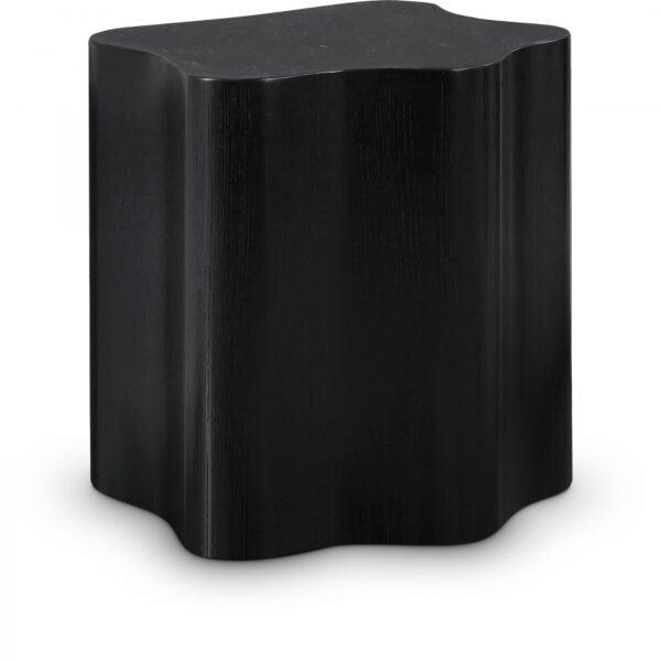 Zaire Solid Wood And Burl Veneer End / Side Table