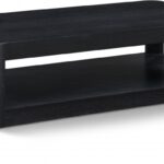 Reeves Solid Wood And Burl Veneer Coffee Table