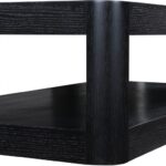 Reeves Solid Wood And Burl Veneer Coffee Table